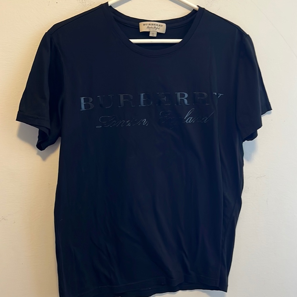 BURBARRY London, England black t-shirt, XL TG